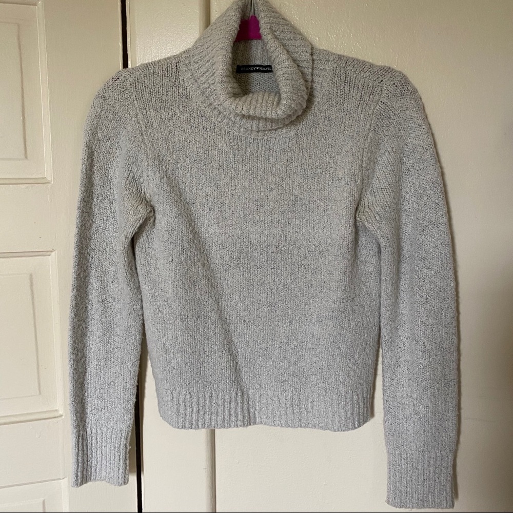 Brandy Melville Grey Turtleneck